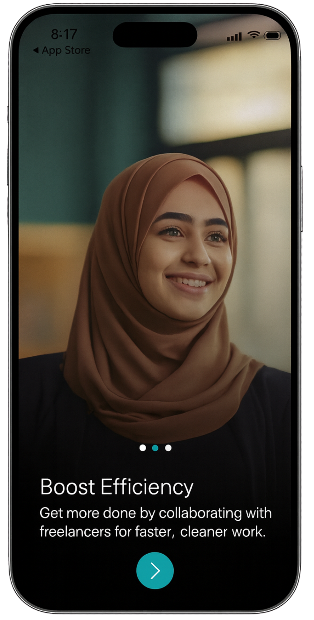 A history screen showing saved or previously generated content with timestamps.